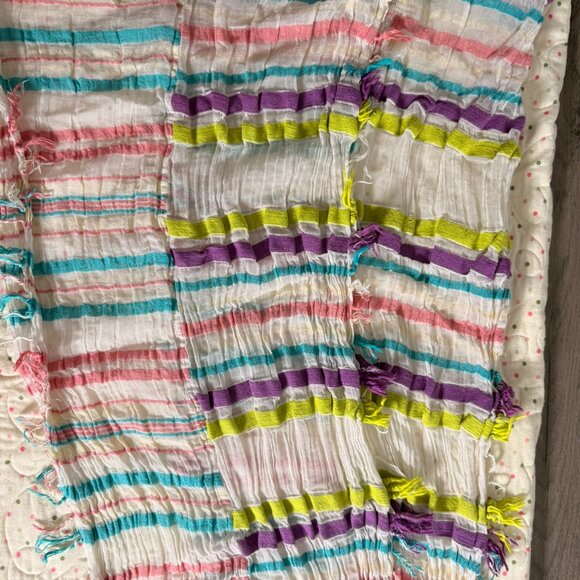 American Eagle | Casual Scarf | Cream/Bright Colours | US OS - Picture 2 of 6